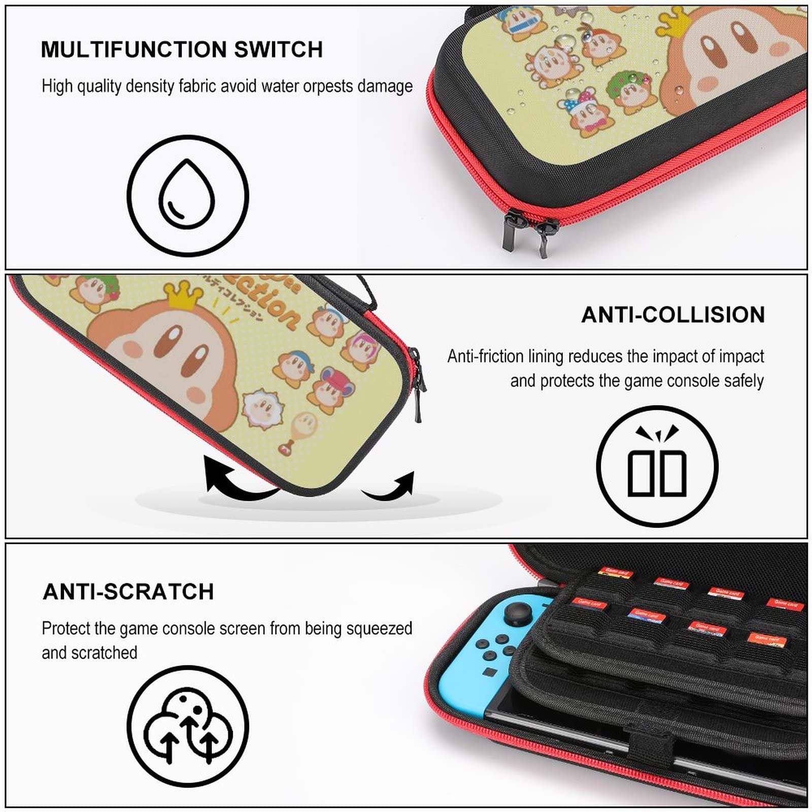 Amazon.co.jp: 星のカービィ Switchケース ニンテンドー スイッチ