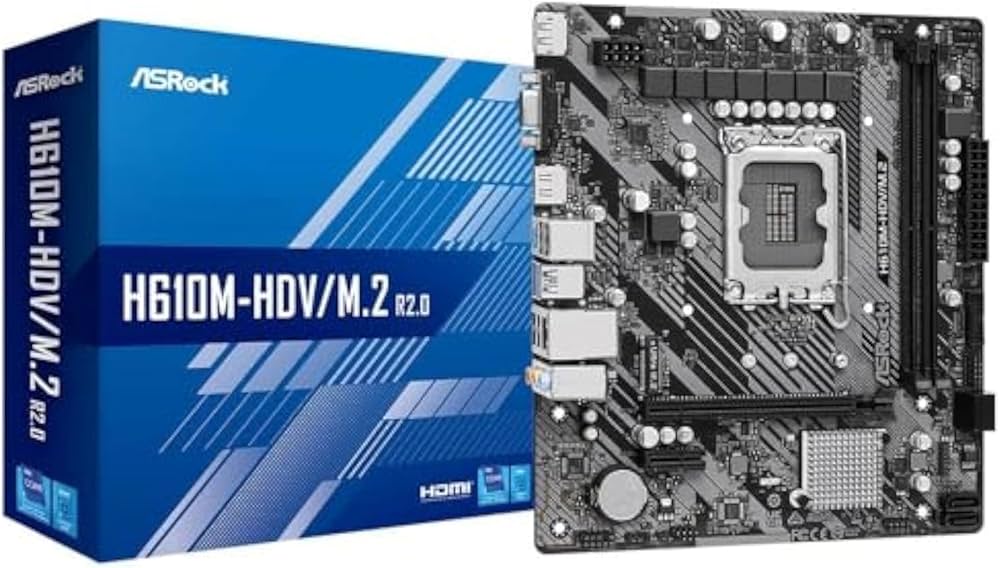 Amazon | ASRock マザーボード H610M-HDV/M.2 R2.0 Intel H610