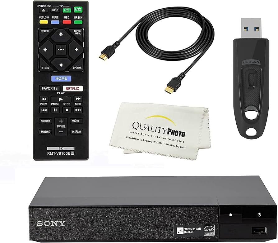 Amazon | Sony BDP-BX370 Blu-ray Disc Player with Built-in Wi-Fi