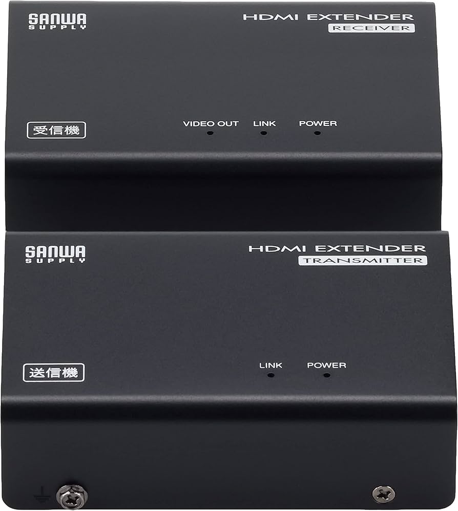 Amazon.co.jp: サンワサプライ HDMIエクステンダー(セットモデル) VGA