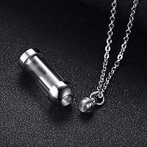 2pcs Vial Necklace Glass Vials Mini Glass Bottles Necklace