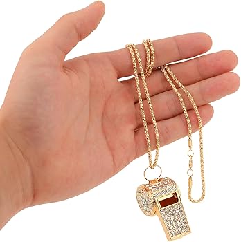 Amazon | KALIONE ゴールドホイッスルネックレス レディース