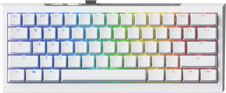 Amazon.com: Ducky One X Mini Wireless 60% Inductive Keyboard: Tri