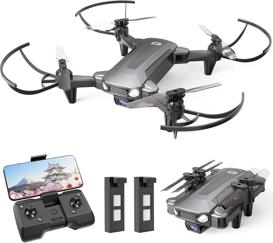 Amazon | Holyton ドローン カメラ付き 100g未満 折りたたみ式 小型