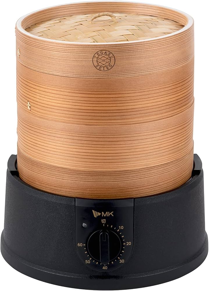 Amazon | エムケー精工 せいろ 蒸し器 二段 セット 21cm 電気せいろ