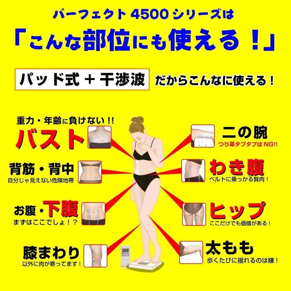 Amazon.co.jp: パーフェクト4500HOT EMS ems 干渉波EMS 顔用EMS 公式