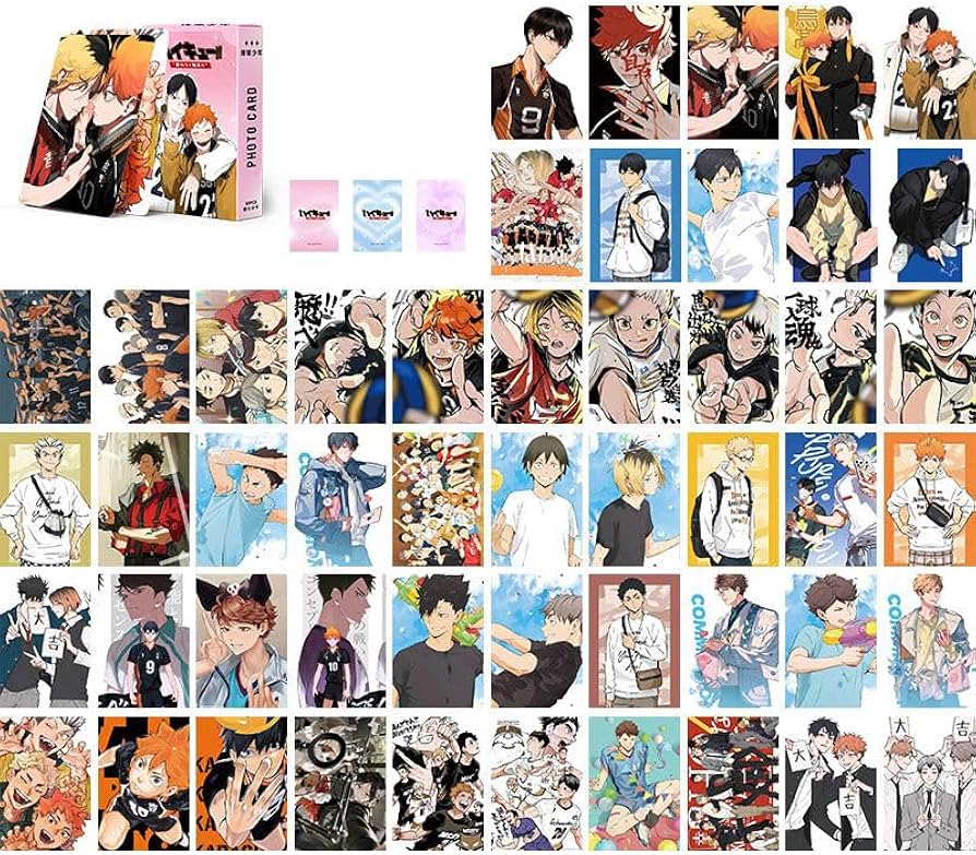 Amazon.co.jp: NABEN ハイキュー トレカ カード 50枚トレカ レーザ 紙