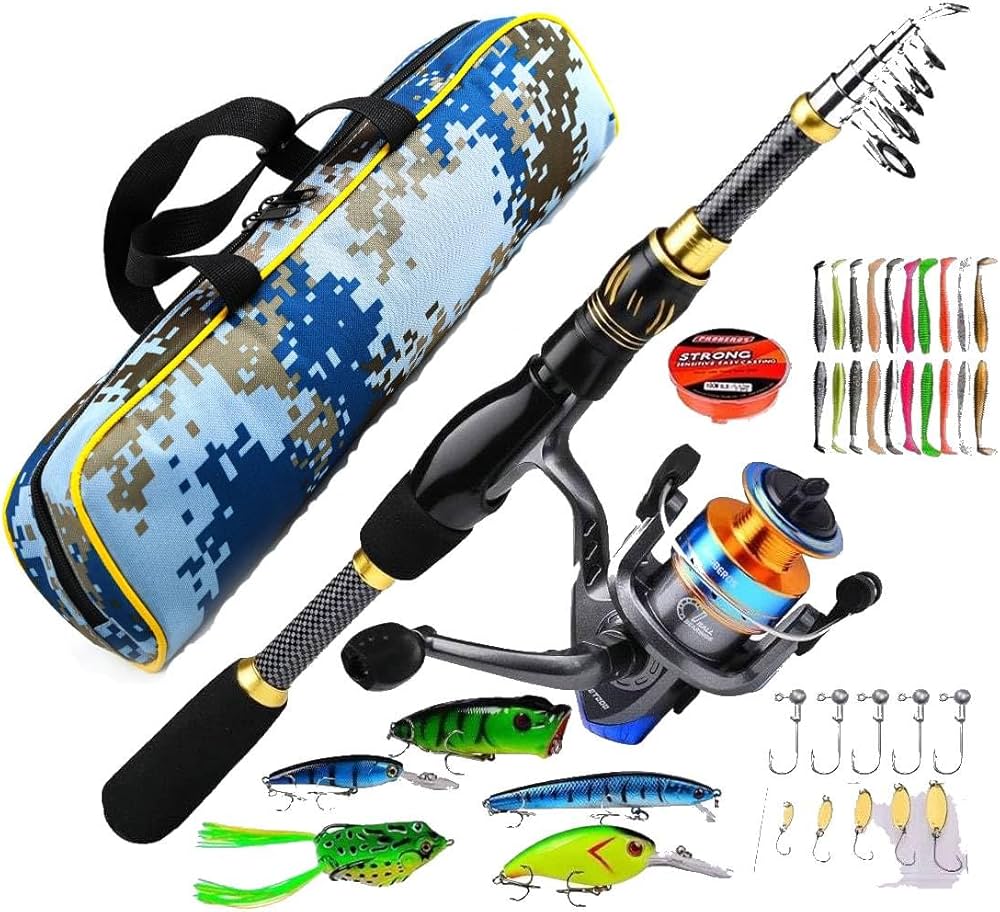 Amazon.co.jp: 釣りセット 釣り竿 炭素伸縮釣竿 渓流竿 ロッド