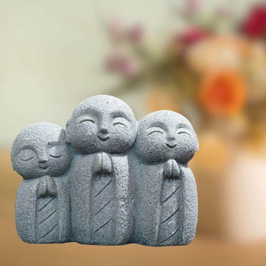 Amazon.co.jp: 【良品CUORA】お地蔵さん 置物 可愛い 仏像