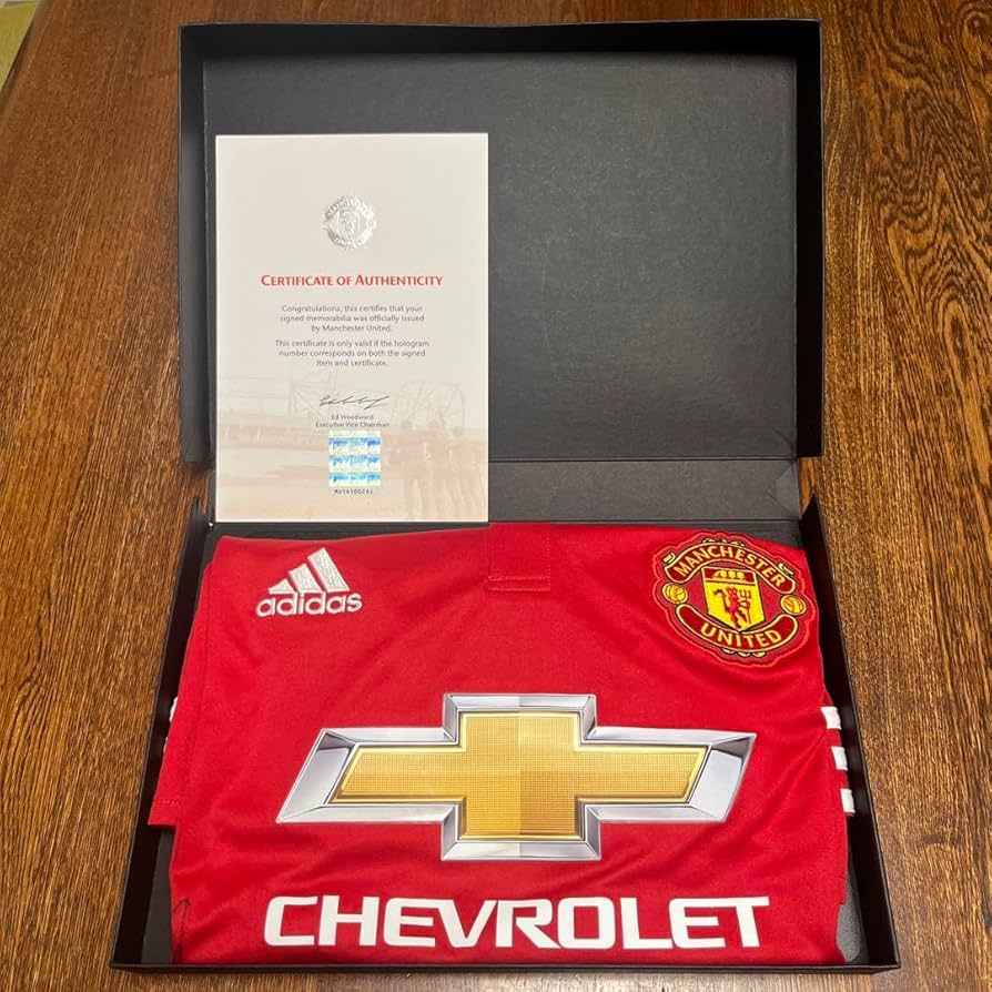 イブラヒモビッチ サイン入りユニフォーム マンチェスターユナイテッド