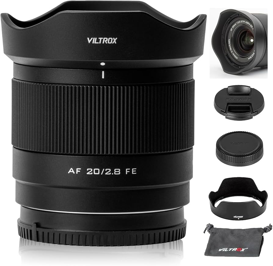 Amazon.com : VILTROX 20mm F2.8 FE, 20mm f/2.8 Full Frame Lens for