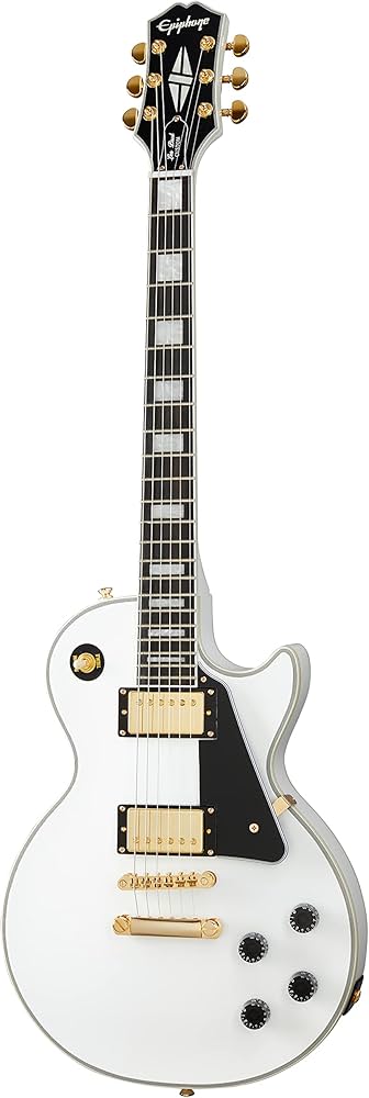 Amazon | Epiphone Les Paul Custom Alpine White エレキギター
