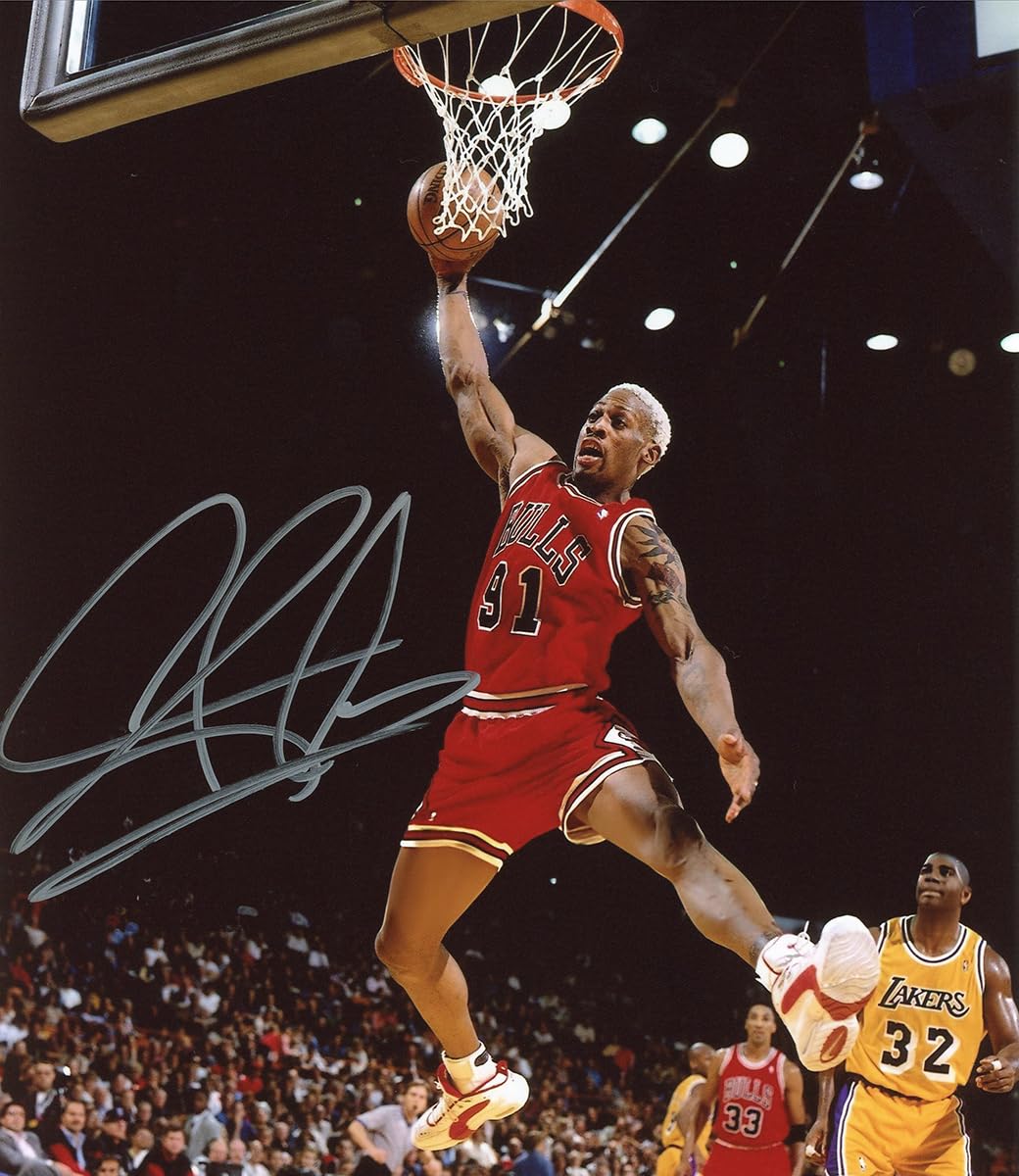 Amazon.co.jp: デニス・ロッドマン 直筆 サイン 入り 8×10 ポスター