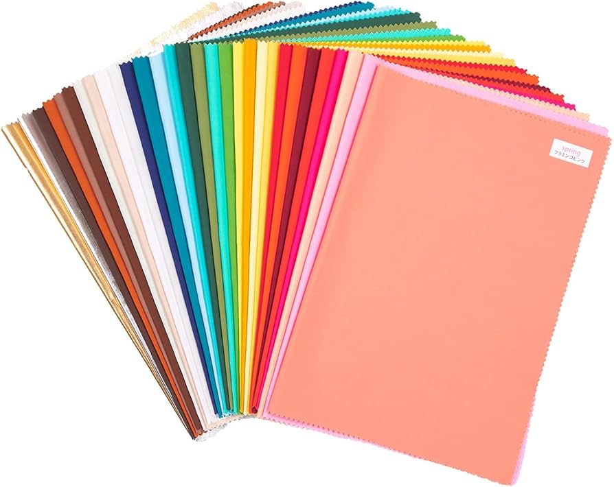 Amazon.co.jp: パーソナルカラー診断用ドレープ30色(うち金銀2色入り)+