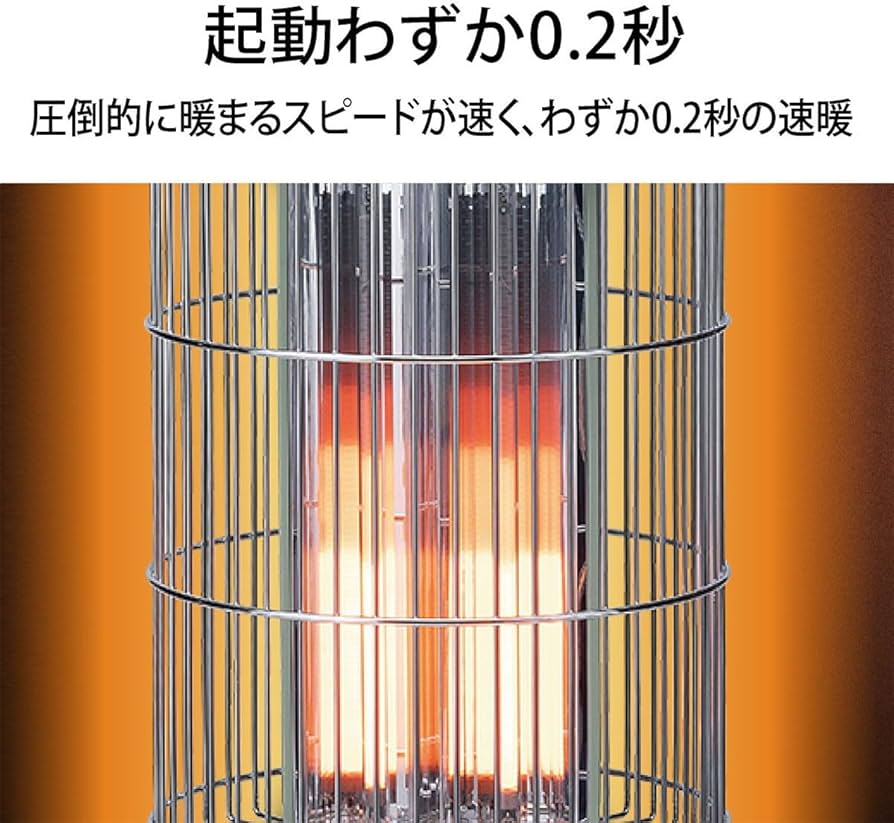 Amazon | AEH-GF80A(W)(ホワイト) 電気ストーブ グラファイトフレーム