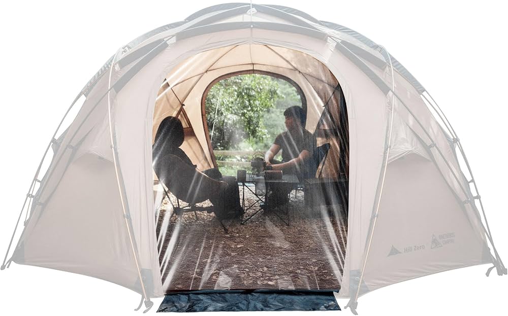 Amazon.co.jp: OneTigris TOWER-M ドームテント TPU ドア 透明 防水