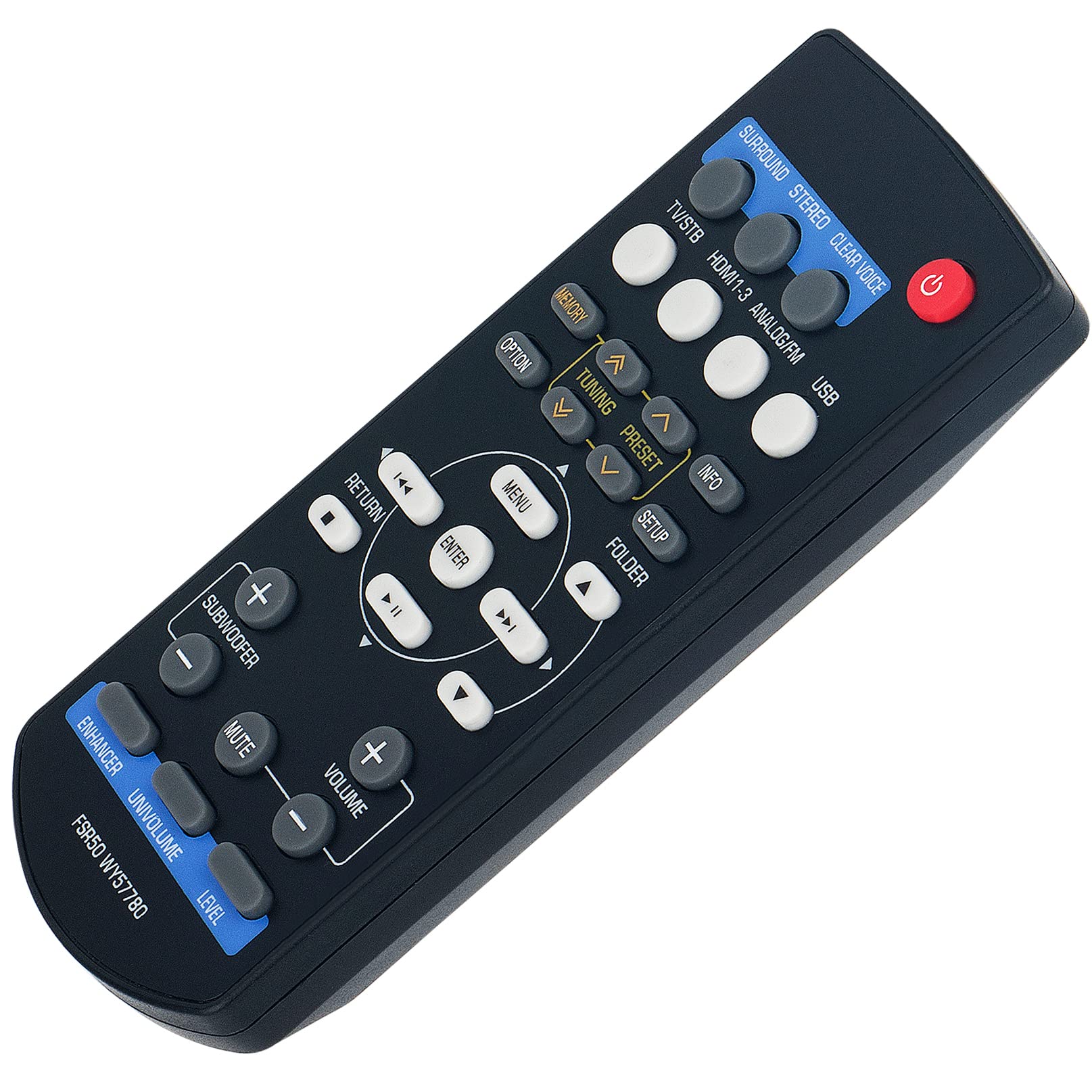 Amazon | FSR50 WY57780 交換用リモコン コマンダー ヤマハ