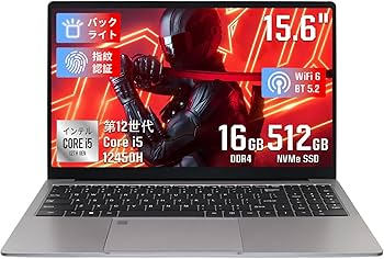 Amazon.co.jp: BINTEC 【第12世代 Core i5-12450Hノートパソコン】15.6