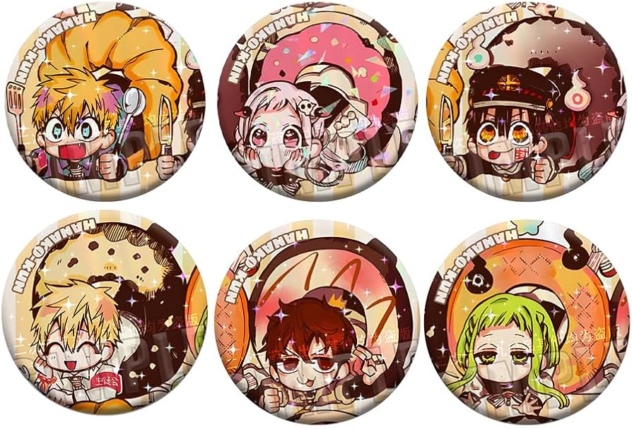 Amazon.co.jp: 地縛少年花子くん 缶バッジ 3枚セット 花子くん 八尋