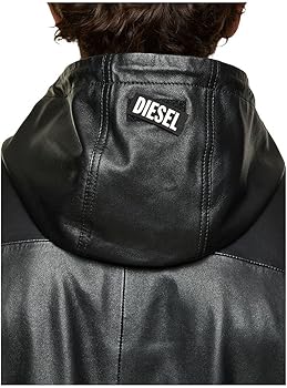 Amazon | [Diesel] (ディーゼル) メンズ ジャケット レザーパーカー