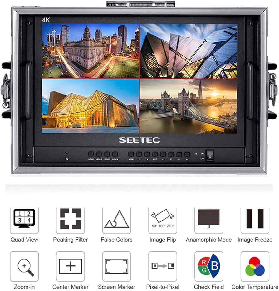 Amazon.com: SEETEC ATEM156-CO 15.6” 4K HDMI Multiview Portable
