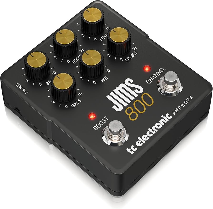 Amazon.com: TC Electronic JIMS 800 PREAMP Guitar Pedal | Twin