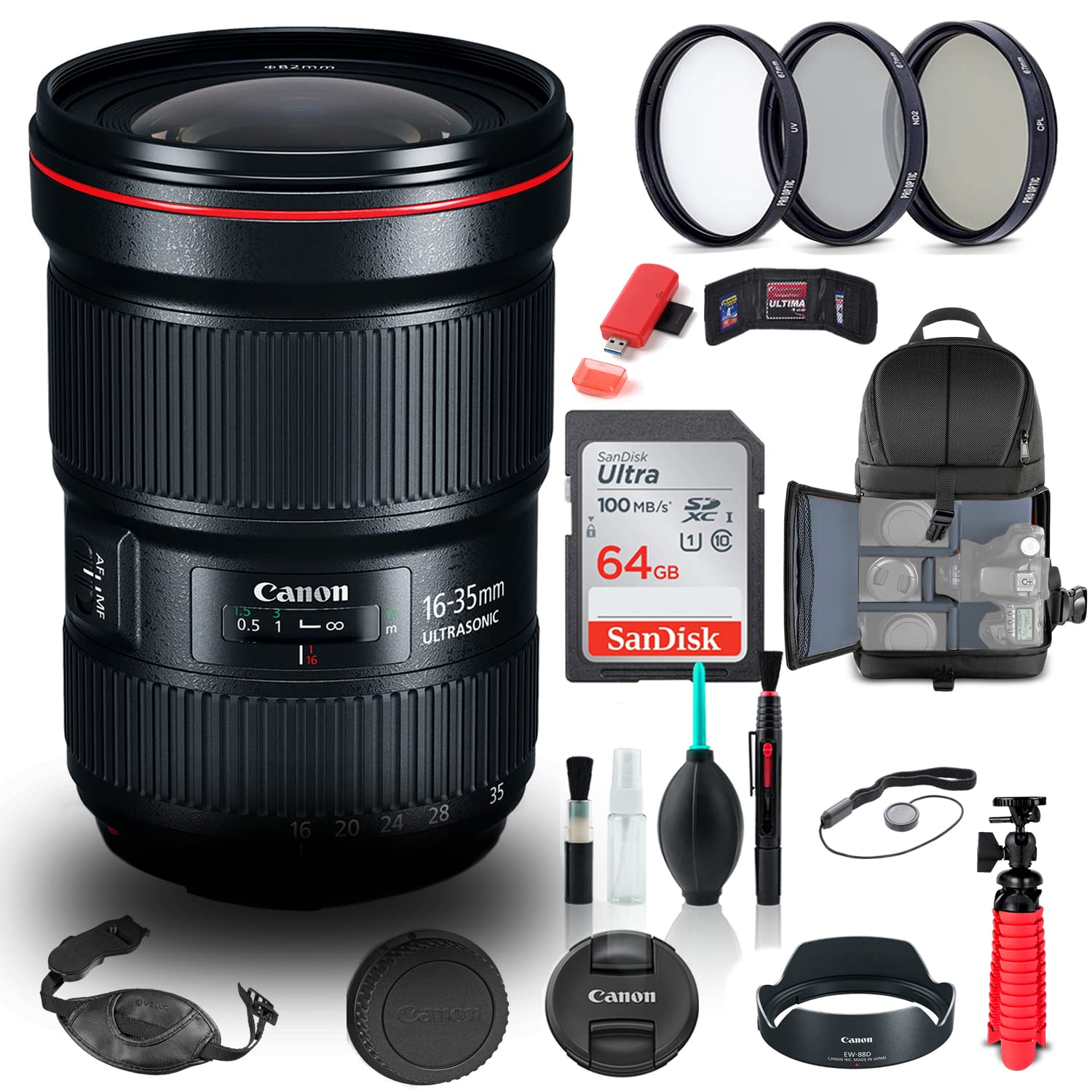 Amazon.com : Canon EF 16-35mm f/2.8L III USM Lens (0573C002) +