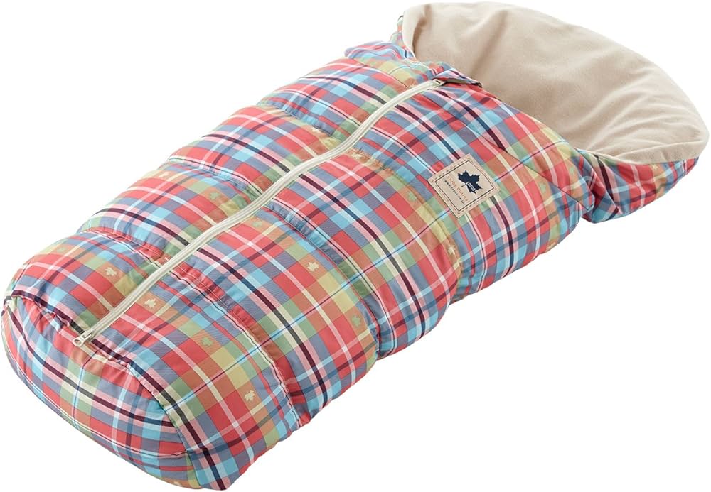 Amazon | ロゴス 寝袋 ニュー丸洗いベビーカーシュラフ チェック