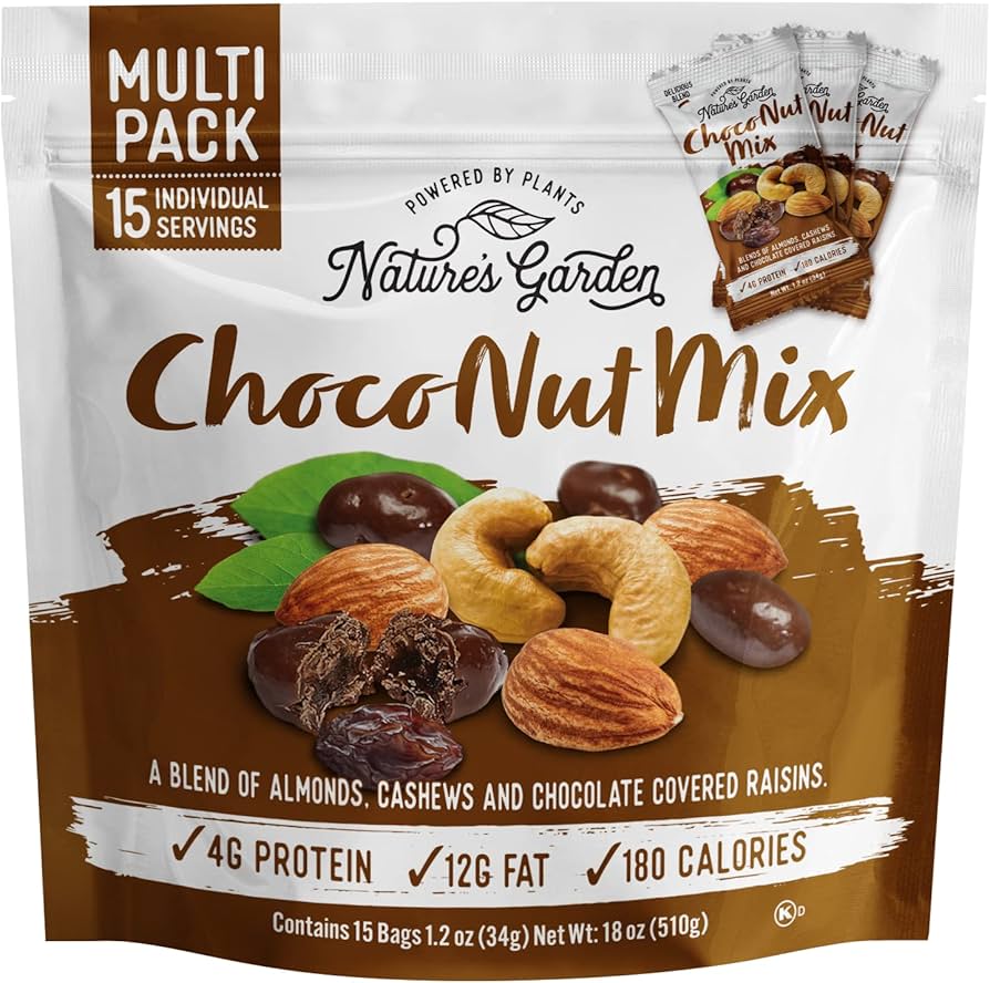 Amazon.com : Nature's Garden Choco Nut Mix, Chocolate Covered