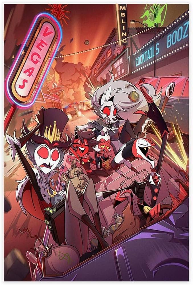 Amazon.com: ALIBAG Anime Helluva Boss 13 Canvas Poster Bedroom