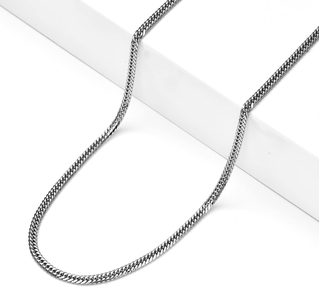 Amazon | [スペランツァ] プラチナ850 喜平 ネックレス 6面ダブル 10g