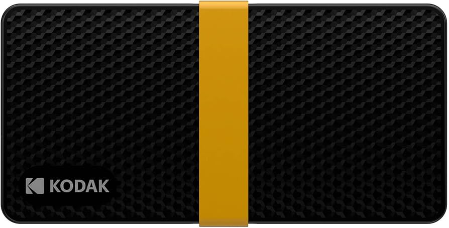 Amazon | Kodak ポータブルSSD X200 128GB USB-C 3.1 Gen 2 (10Gbps