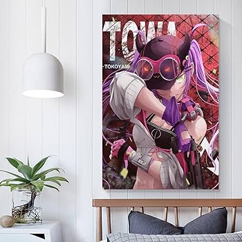 Amazon.co.jp: 常闇トワ アニメポスター 1 キャンバスアートポスター
