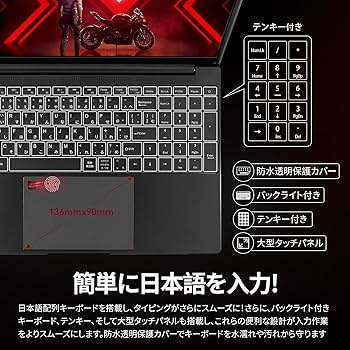 Amazon.co.jp: 15.6インチ 4K液晶（3840x2160）インテルN95 ノート