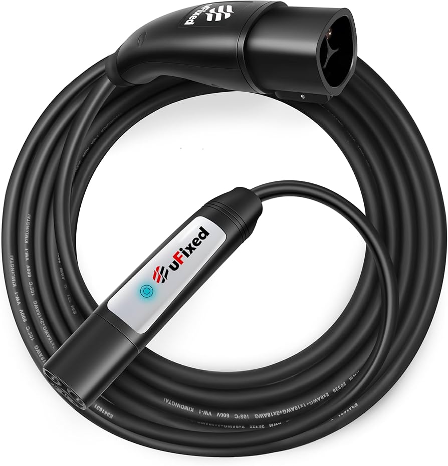 Amazon.co.jp: UfixedTesla充電器延長ケーブル 50A 240V 12KW 20
