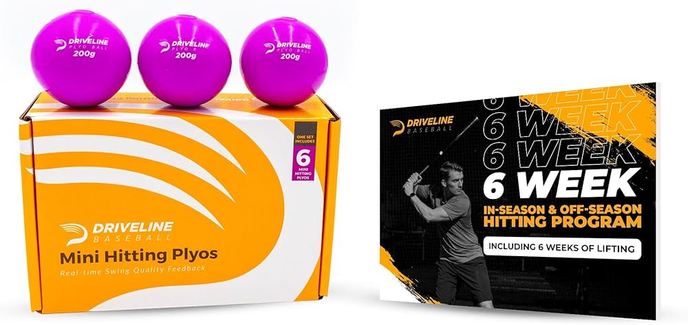Amazon | ドライブライン ベースボール ミニヒッティングプライオ 6個