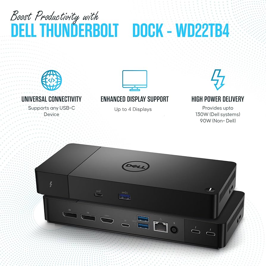 Amazon.co.jp: Koncept Dell WD22TB4 Thunderbolt 4ドック - Dell