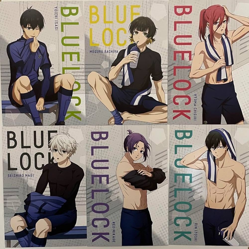 Amazon.co.jp: ブルーロック ポストカード潔 蜂楽 千切 凪 玲王 凛6種