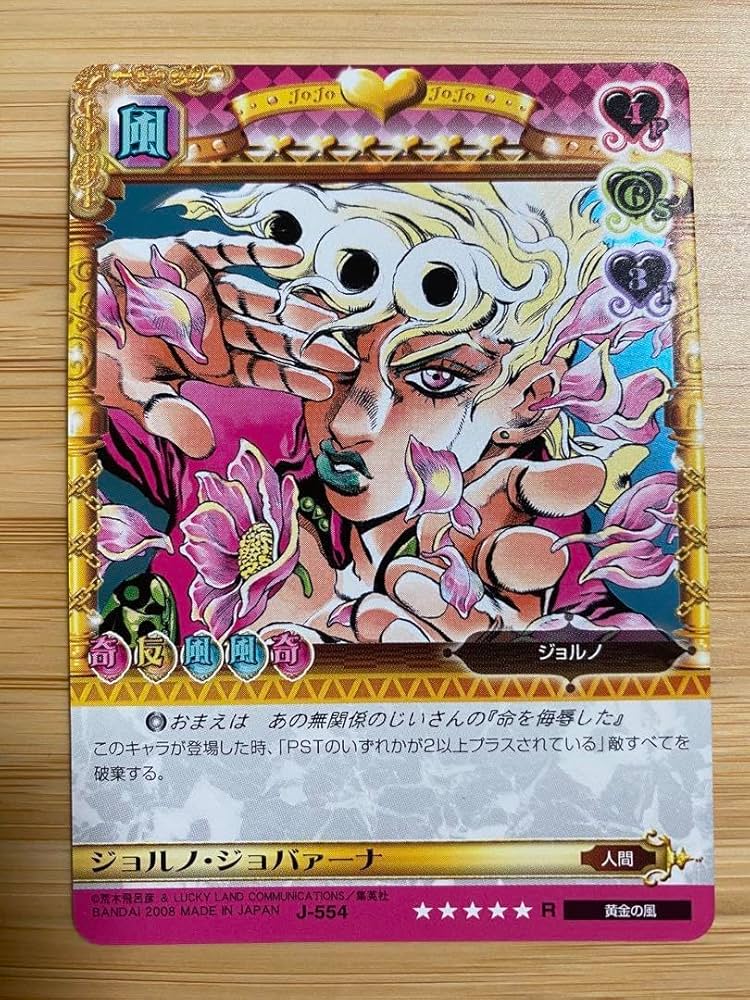 Amazon.co.jp: ジョジョの奇妙な冒険 abc J-554 ジョルノ
