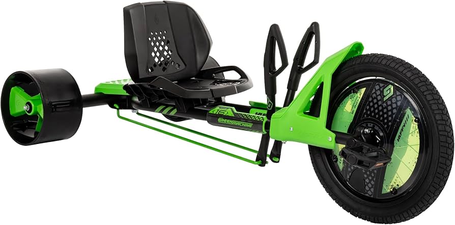 Amazon.co.jp: Huffy Green Machine 16インチドリフトトライク、洗練