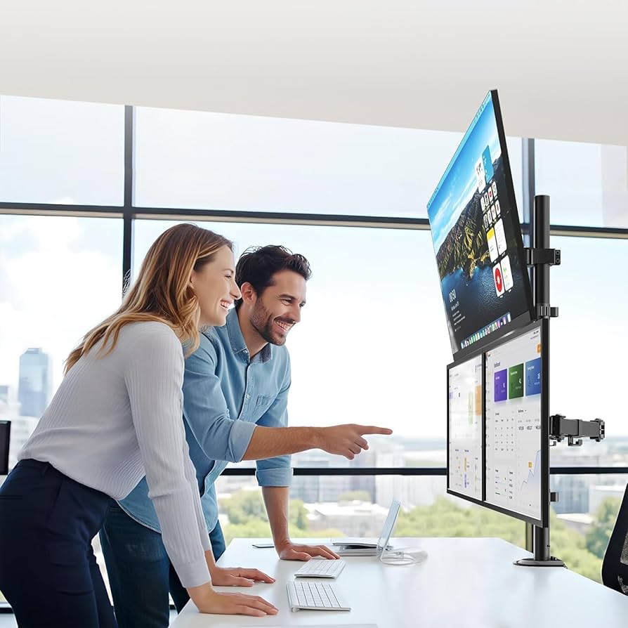 Amazon.co.jp: WORLDLIFT PC モニターアーム 3画面 17～49インチ対応