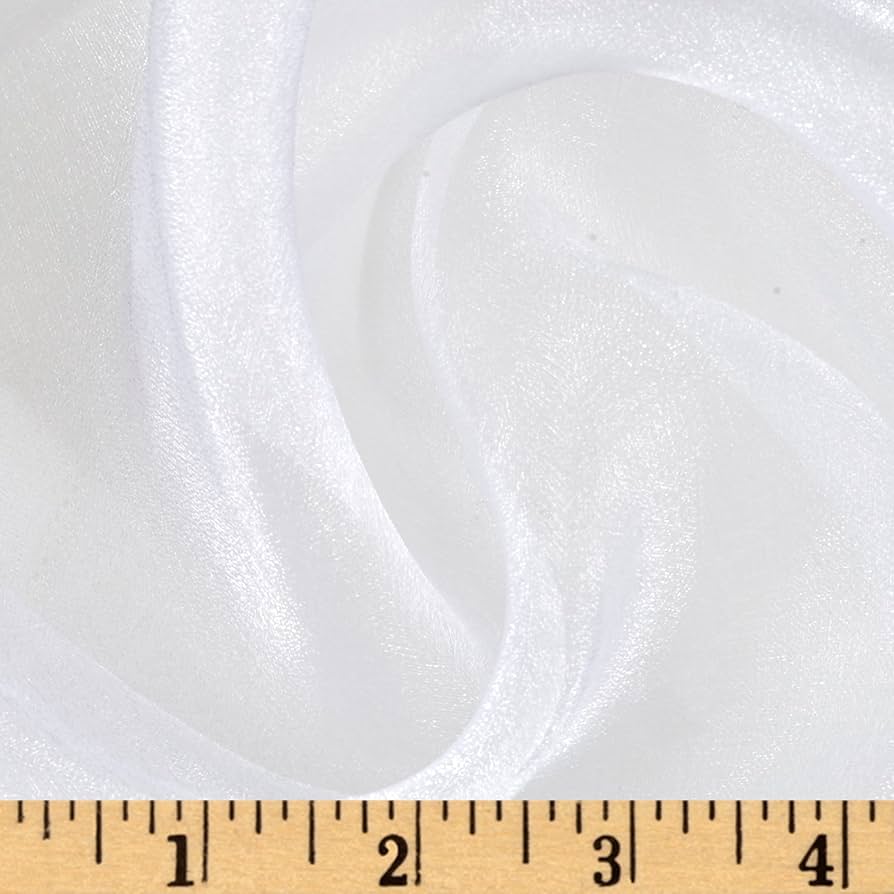 Amazon.com: Textile Creations Organdy Organza, White Yard : Arts