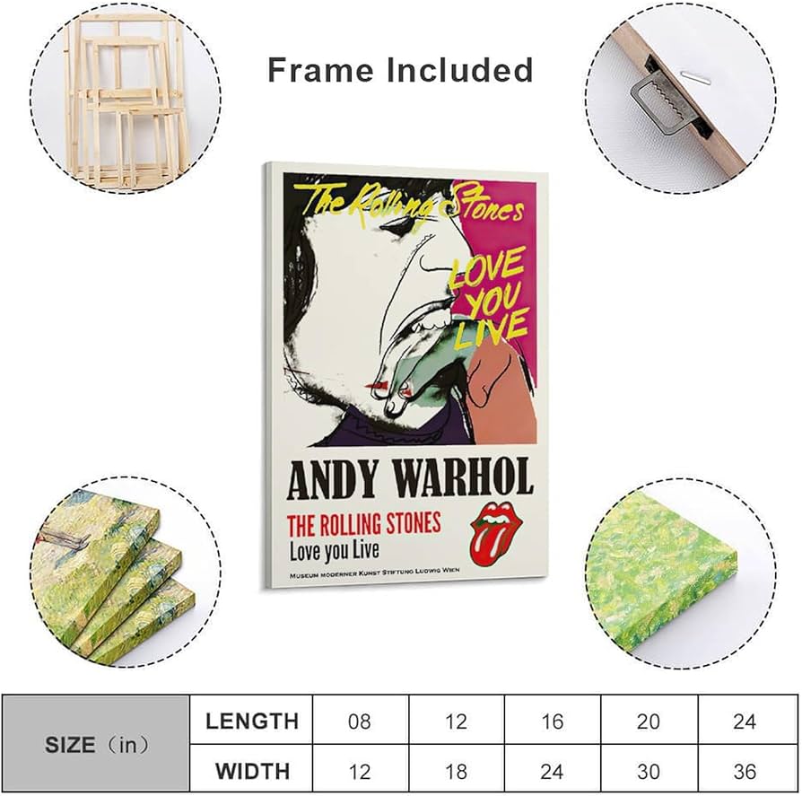 Amazon.co.jp: アンディ・ウォーホル『ローリングストーンズ展