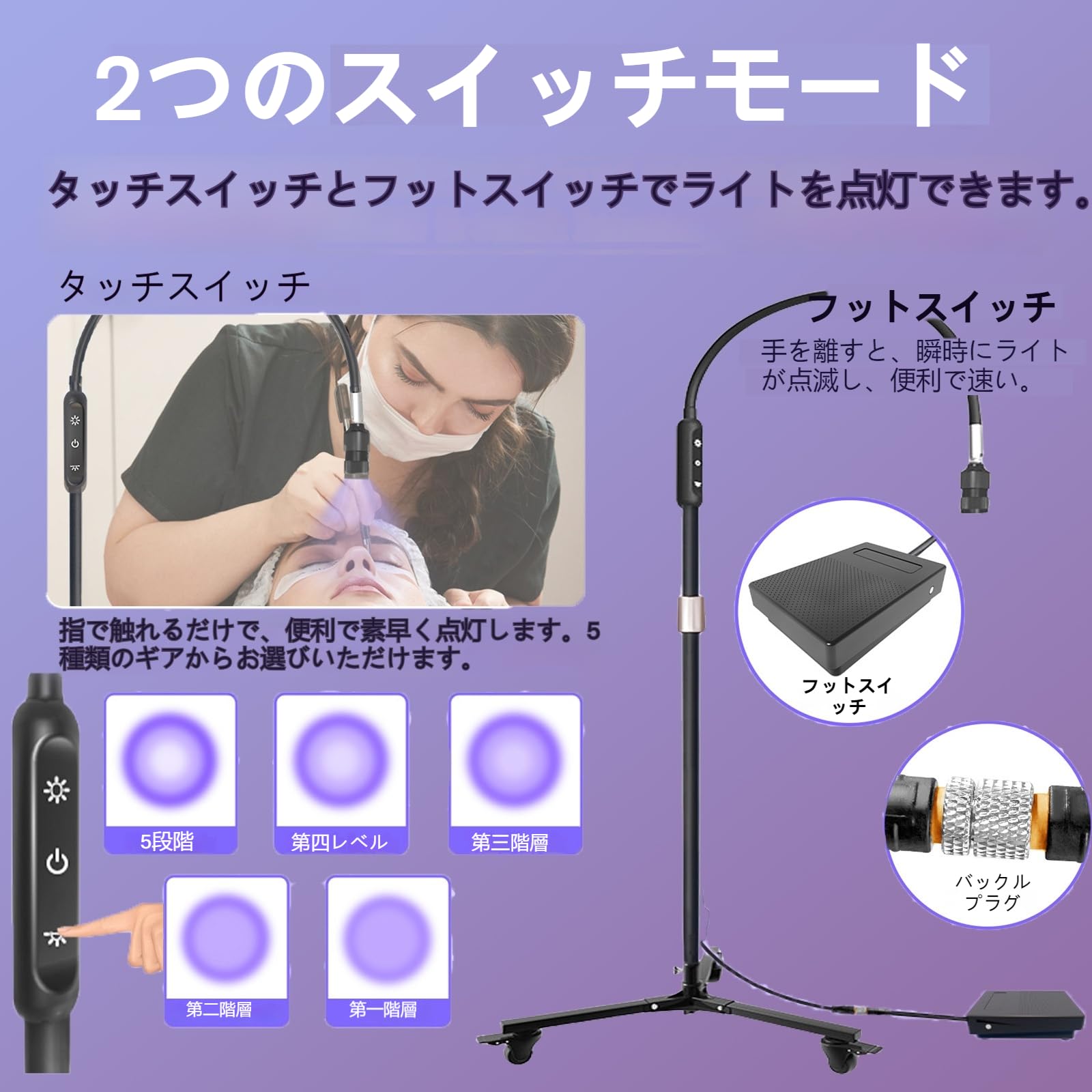 Amazon.co.jp: UV LEDライト マツエク専用 マツエク グルー硬化ライト