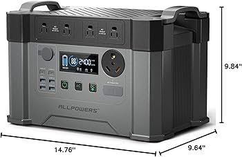 Amazon.com : ALLPOWERS S2000 Pro Solar Generator 2400W (4000W Peak