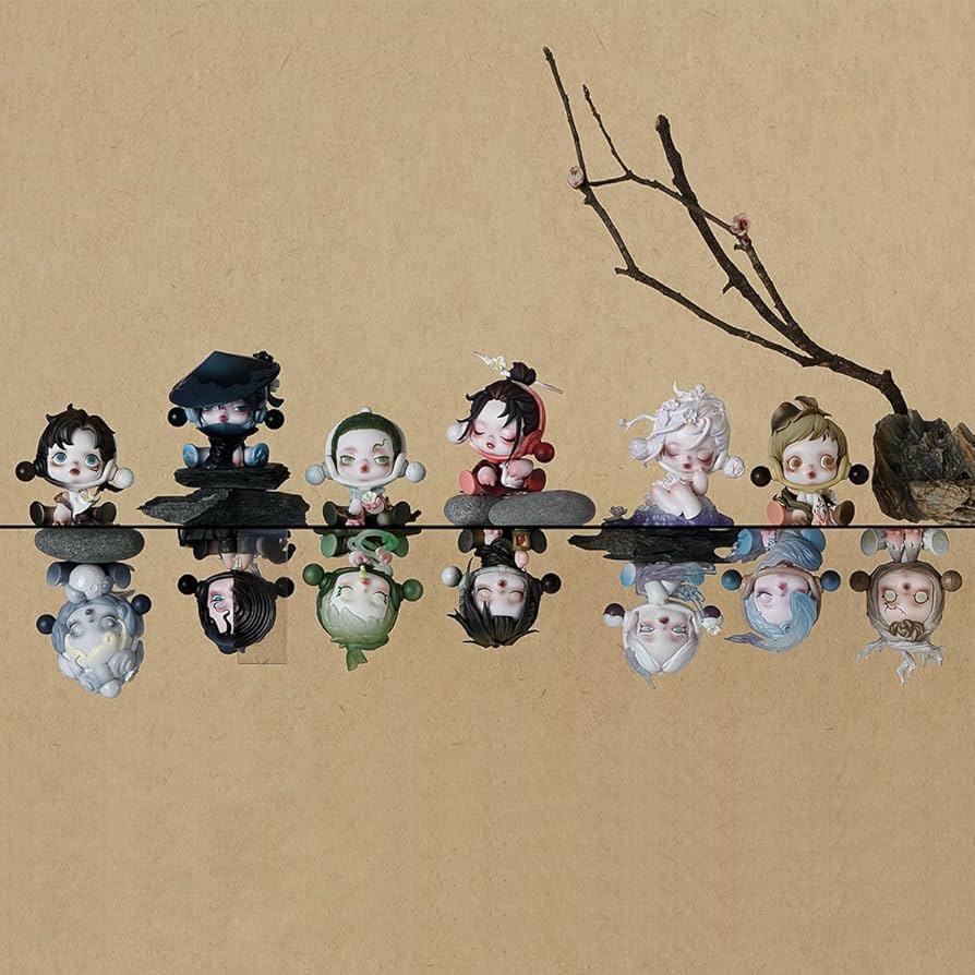 Amazon.co.jp: POP MART SKULLPANDA The Ink Plum Blossom シリーズ【1