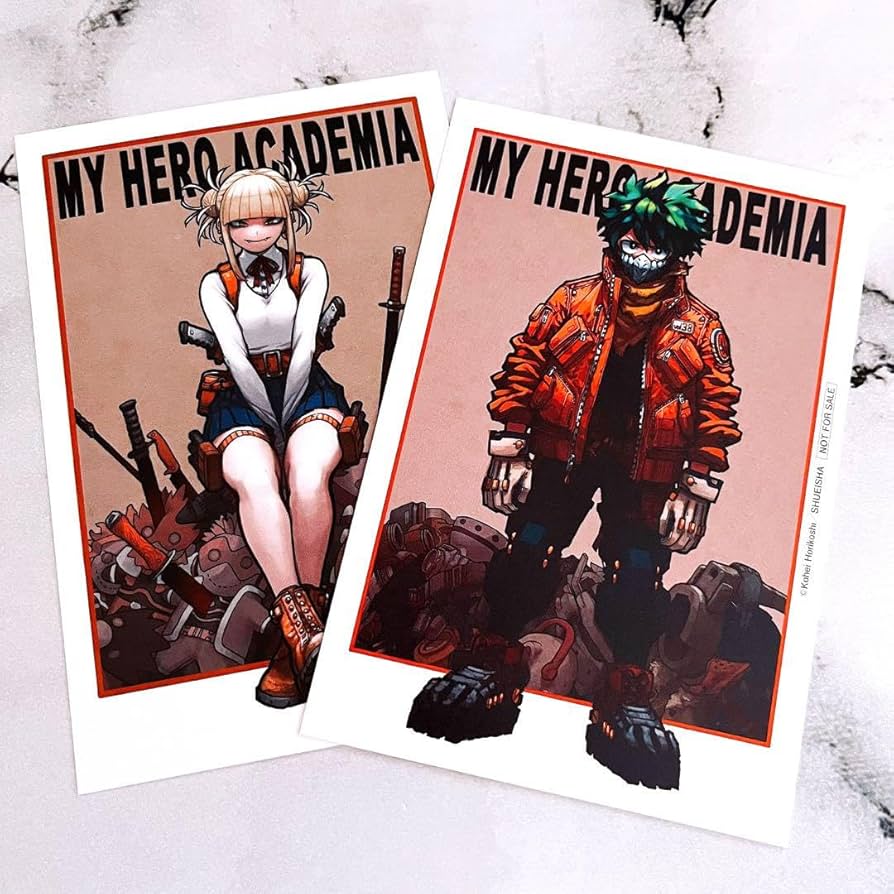 Amazon.co.jp: ヒロアカ 38巻 特典イラストカード 2枚セット : おもちゃ