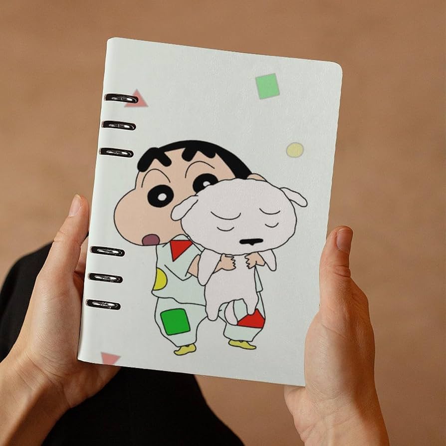 Amazon.co.jp: クレヨンしんちゃん システム手帳 A5 日記帳 メモ帳