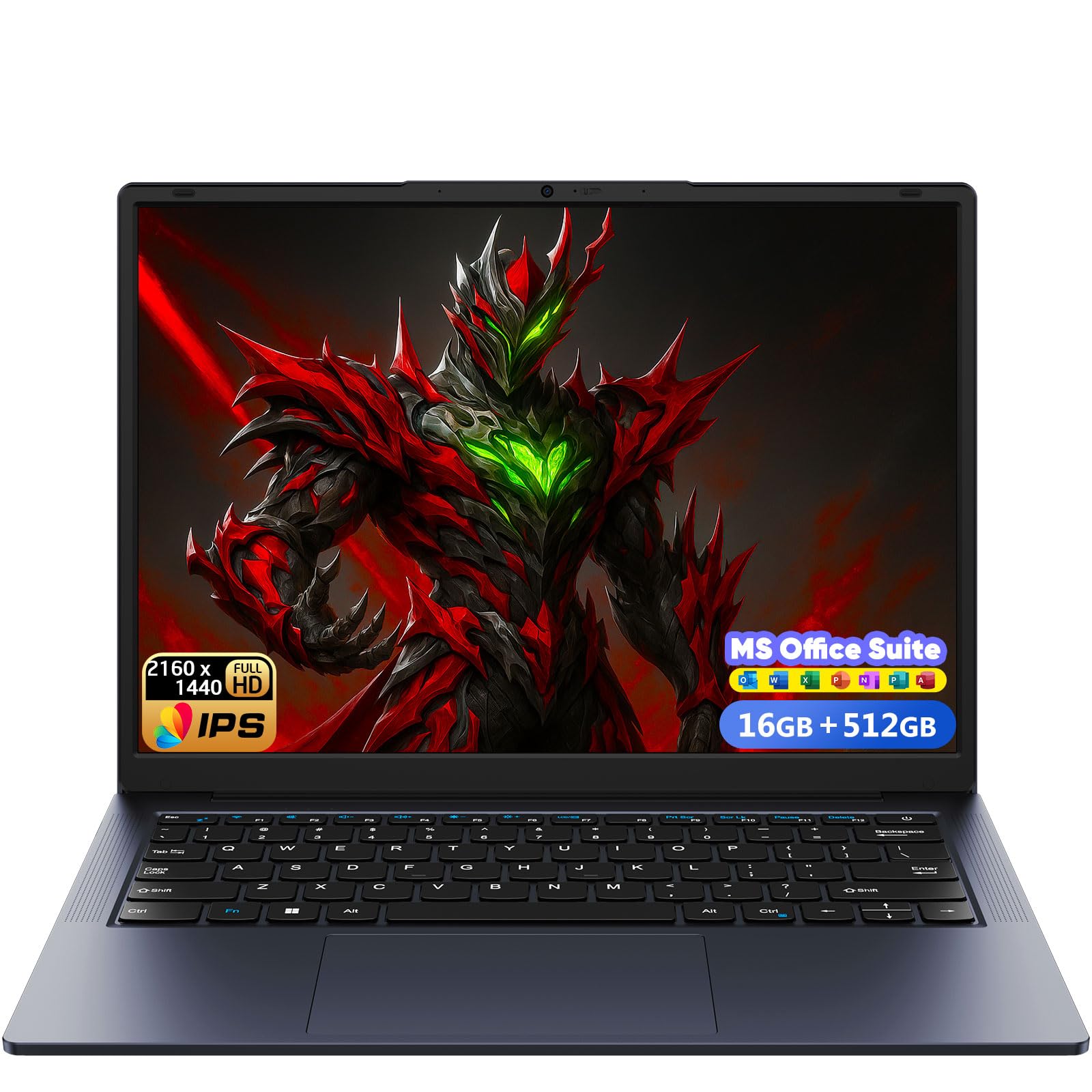 Amazon.co.jp: AE86 14.1インチノートパソコン 2K画面 16GB RAM 512GB