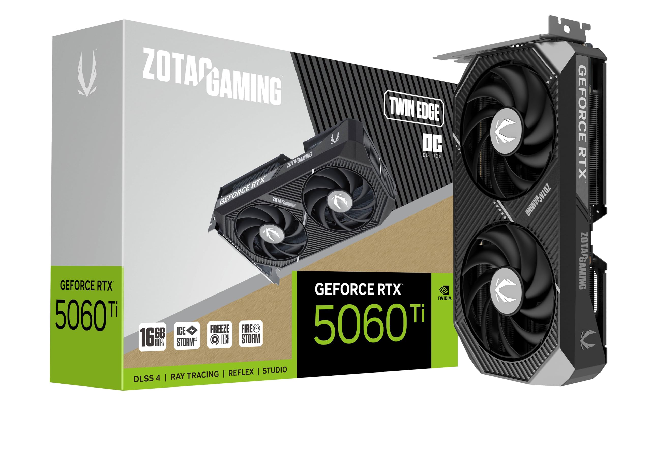 ZOTAC Gaming GeForce RTX 5060 Ti 16GB Twin Edge OC DLSS 4 16GB